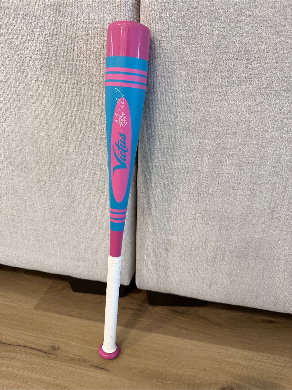 Victus Pink & Teal Youth Baseball Bat